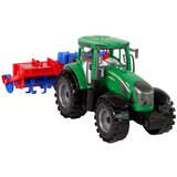  Tractor With Plough Friction Drive Red | shoptok.hr