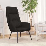  Stol za sproščanje črno umetno semiš usnje, (20934711) | Shoptok.si