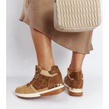 Gemre Brown wedge sneakers Knoxville | Shoptok.si