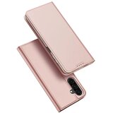 Dux ducis Skin Pro – gladka usnjena preklopna torbica za SAMSUNG GALAXY A26 5G roza | Shoptok.si