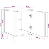  Noćni ormar OMMEN Hrast sonoma 36 x 33 x 50 cm | shoptok.hr
