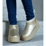  Lianda gold low platform snow boots | shoptok.hr
