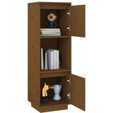  Visoka komoda boja meda 38 x 35 x 117 cm od masivne borovine | shoptok.hr