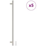  Ručke za ormarić 5 kom srebrne 480 mm od nehrđajućeg čelika | Eponuda.com
