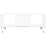  Stolić za kavu bijeli 90 x 50 x 36,5 cm od konstruiranog drva | shoptok.hr