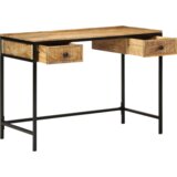 vidaXL Miza 105x50x75 cm Trden les Mango | Shoptok.si
