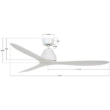  Lucci air 213040 - Plafonski ventilator WHITEHAVEN beli + daljinski upravljač | Eponuda.com