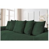 Bobochic Paris Zelena sedežna garnitura iz rebrastega žameta 280 cm Voltaire – | Shoptok.si