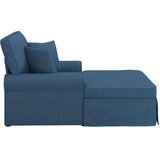  Ležaljka s suknjom s jastukom Plava 91 x 157 x 91 cm tkanina | shoptok.hr