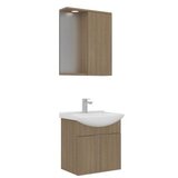 Hanah home Kupatilski ormarić sa umivaonikom i ogledalom (2 komada) Purus 55 286 | Eponuda.com