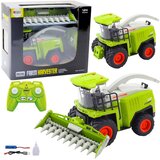  Kombajn na daljinsko upravljanje Combine Harvester s nastavkom za kukuruz 2.4G - zeleno/bijeli | Shoptok.si