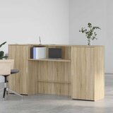  Recepcijski stol 200x50x103,5 cm od konstruiranog drva | shoptok.hr