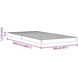  Okvir kreveta voštano smeđi 100 x 200 cm od masivne borovine | shoptok.hr