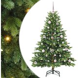 vidaXL Umjetno božićno drvce s stalakom Zelena 150 cm PE i PVC | shoptok.hr