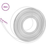  Ograda za vrt 25 m 15 cm PE Smeđa | shoptok.hr