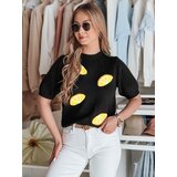 DStreet Sweter damskie oversize z cytrynami CYTRYNKA czarny | shoptok.hr