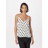 River Island Top črna / bela | Shoptok.si