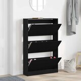  Ormar za cipele Crni hrast 80 x 21 x 125,5 cm Konstruirano drvo | shoptok.hr