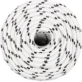 Pleteni brodski konop bijeli 14 mm x 25 m poliesterski | shoptok.hr