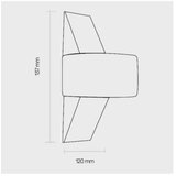  led svetiljka JM-010 zidna 6W 3000K IP54 bela | ePonuda.com
