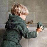Liewood otroški kopalni plašček lily panda hunter green | Shoptok.si