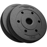 ACTIVE Bitumenski olimpijski tegovi ploče set 2x15kg / 51mm RBA-2141