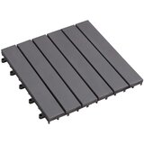  Pločice za decking 20 pcs Siva 30 x 30 cm Acacijsko drvo Cijene
