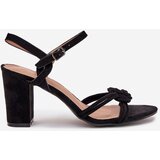 Boto Ladies block heel sandals black Mavira | ePonuda.com