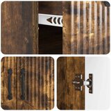  Kreveta Dimljeni hrast 66 x 34 5 x 87 cm Konstruirano drvo | shoptok.hr