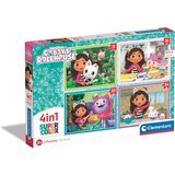 Clementoni puzzle 4u1 gabbys dollhouse ( CL21524 )
