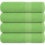 vidaXL Brisače 4 kos zelena 100x150 cm 360 gsm 100% bombaž | Shoptok.si