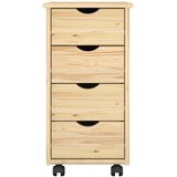  Mobilni ormar Smeđa 65,5 x 34 x 39 cm Čvrsto borovo drvo | shoptok.hr