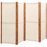 Sobna pregrada s 4 panela krem bijela 280 x 180 cm | shoptok.hr