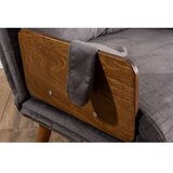 Atelier Del Sofa Fotelja na razvlačenje Cosmo, 190x70x82 cm, Tamnosiva | Eponuda.ba