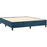  Krevet box spring s madracem LED tamnoplavi 180x200 cm baršun | shoptok.hr