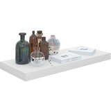  Plutajuće zidne police 4 kom sjajne bijele 60x23 5x3 8 cm MDF | shoptok.hr