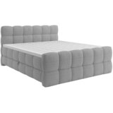 Premium Living Postelja Boxspring Brisbane, Svetlo Siva, 160x220 | Shoptok.si