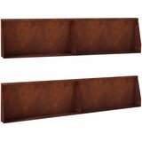  Zid za zadržavanje 4 kom. 100 x 12 x 30 cm Otporni čelik Rđa | shoptok.hr