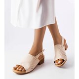 Gemre Black sandals on a block heel Millo | ePonuda.com
