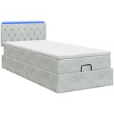  od pjene s madracem i LED-om Svjetlosiva 100 x 200 cm | shoptok.hr