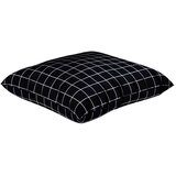 Razprševne blazine 4 pcs Črno karo 60 x 60 cm Poliester, (5000202705) | Shoptok.si