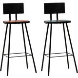 Barska 3-dijelni barski set od masivnog obnovljenog drva višebojni | shoptok.hr