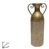  VAZA 43 x 13,5 CM ZLATNO/BIJELA METALNA cijene
