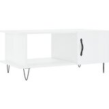  Stolić za kavu sjajni bijeli 90 x 50 x 40 cm konstruirano drvo Bijela | shoptok.hr