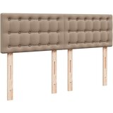  Krevet s oprugama i madrac cappuccino 160x200cm od umjetne kože - Boja cappuccina 160 x 200 cm gumbi | shoptok.hr