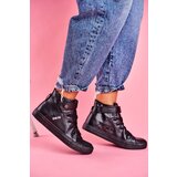 Kesi Dámské vysoké tenisky Big Star - černé | Shoptok.si