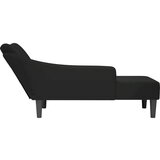  Počivalnik z desnim naslonom za roke črn žamet, (21824930) | Shoptok.si