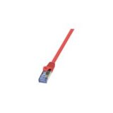 Logilink 0.25m Cat.6A 10G S/FTP kabel za omrežno povezovanje Rdeča 0,25 m Cat6a S/FTP (S-STP) Cene