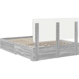  Konstrukcija postelje Siva Sonoma 140 x 200 cm Konstruiran les, (5000102592) | Shoptok.si