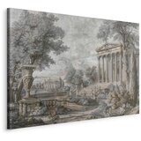  Slika - Temple on a hill - Greek architecture in subdued colours 60x40 Standard | shoptok.hr